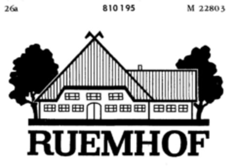 RUEMHOF Logo (DPMA, 06/16/1964)