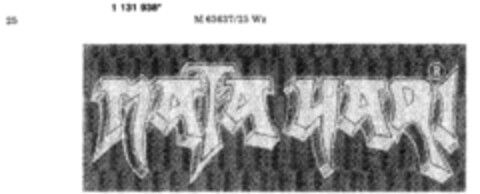 MATA HARI Logo (DPMA, 21.09.1988)