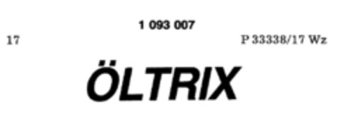 Öltrix Logo (DPMA, 11/27/1985)