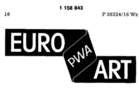 EURO PWA ART Logo (DPMA, 07/25/1989)