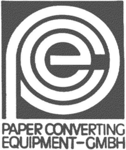 PAPER CONVERTING EQUIPMENT-GMBH Logo (DPMA, 13.03.1992)