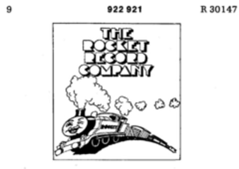 THE ROCKET RECORD COMPANY Logo (DPMA, 27.04.1973)