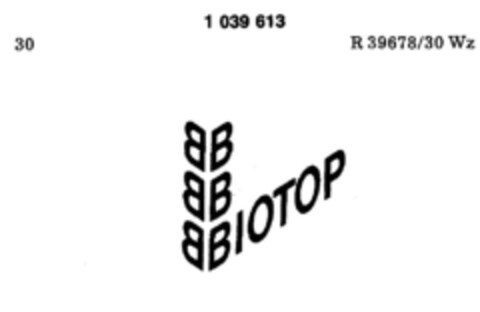 BIOTOP Logo (DPMA, 06.02.1982)