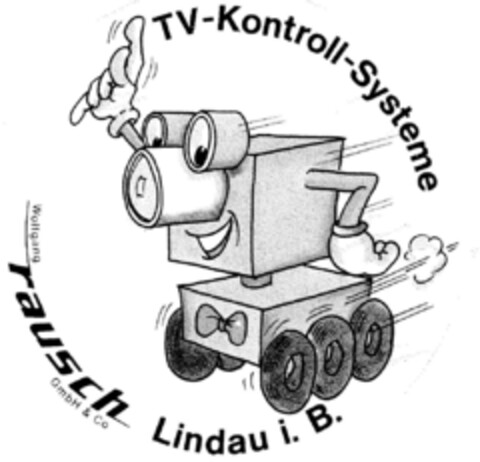 TV-KONTROLL-SYSTEME rausch Lindau i. B. Logo (DPMA, 19.12.1984)