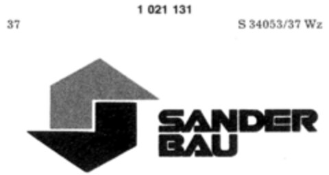 SANDER BAU Logo (DPMA, 25.09.1979)
