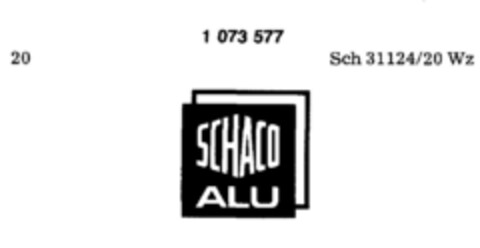 SCHACO ALU Logo (DPMA, 18.06.1984)