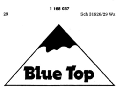 Blue Top Logo (DPMA, 28.05.1985)