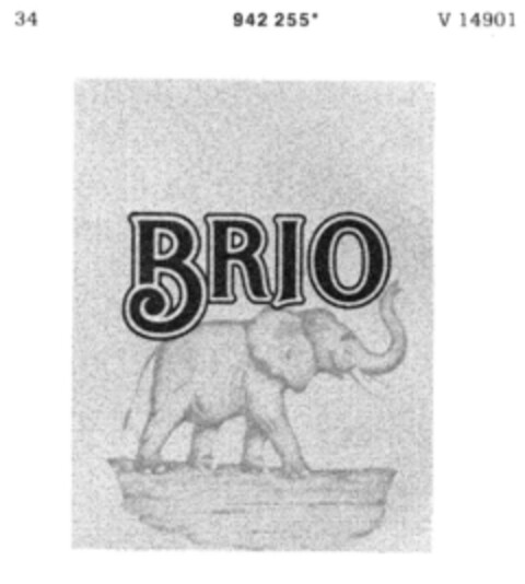BRIO Logo (DPMA, 27.11.1975)