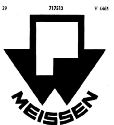 PW MEISSEN Logo (DPMA, 03/21/1957)