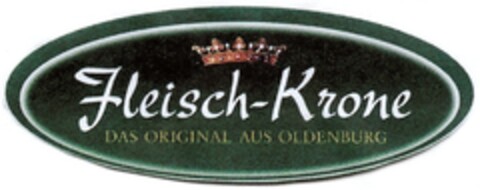 Fleisch-Krone DAS ORIGINAL AUS OLDENBURG Logo (DPMA, 06/26/2009)