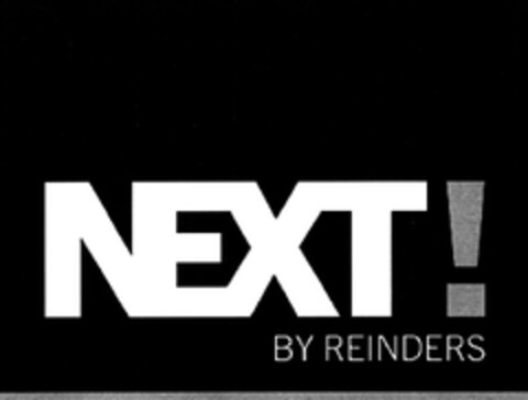 NEXT! BY REINDERS Logo (DPMA, 16.03.2010)