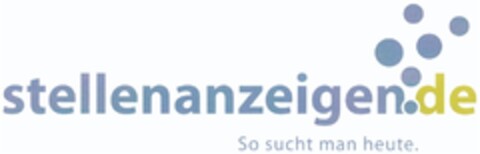 stellenanzeigen.de So sucht man heute. Logo (DPMA, 23.03.2010)