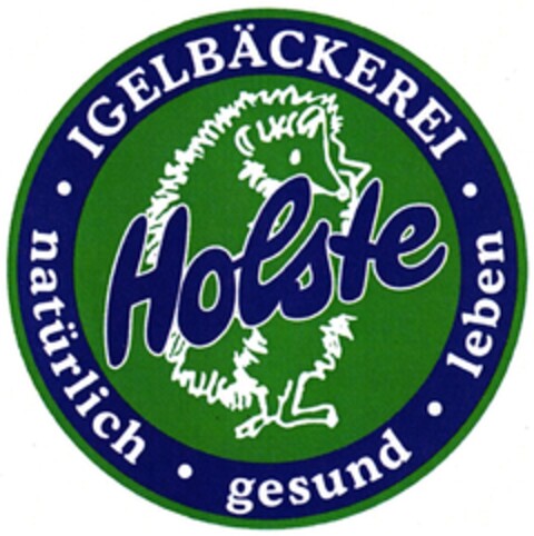 Holste IGELBÄCKEREI natürlich gesund leben Logo (DPMA, 23.09.2010)