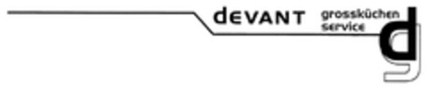 dEVANT grossküchen service Logo (DPMA, 21.12.2010)