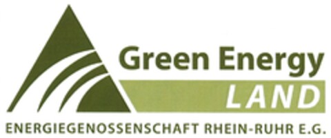 Green Energy LAND ENERGIEGENOSSENSCHAFT RHEIN-RHUR E.G. Logo (DPMA, 22.05.2012)
