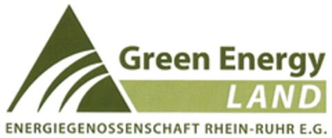 Green Energy LAND ENERGIEGENOSSENSCHAFT RHEIN-RHUR E.G. Logo (DPMA, 05/22/2012)