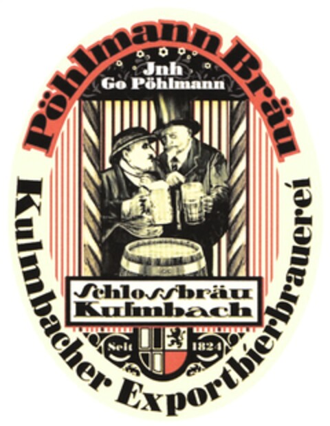 Pöhlmann Bräu Kulmbacher Exportbierbrauerei Logo (DPMA, 09.07.2014)