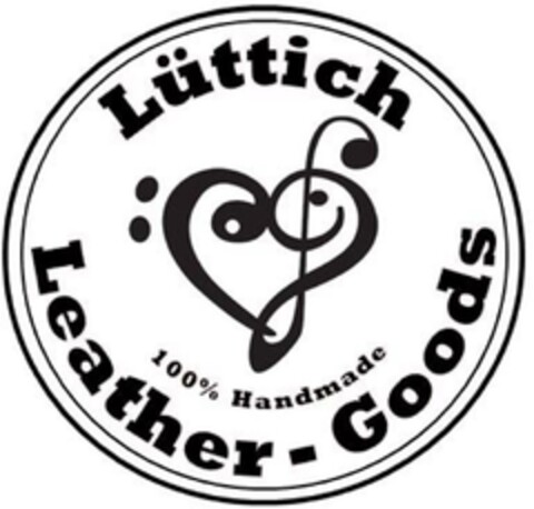 Lüttich Leather-Goods 100% Handmade Logo (DPMA, 11/15/2016)