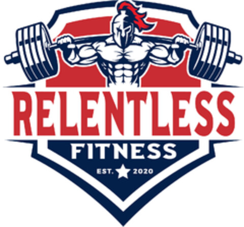 RELENTLESS FITNESS EST.2020 Logo (DPMA, 27.07.2020)