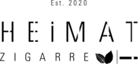 Est. 2020 HEiMAT ZIGARRE Logo (DPMA, 09/15/2020)