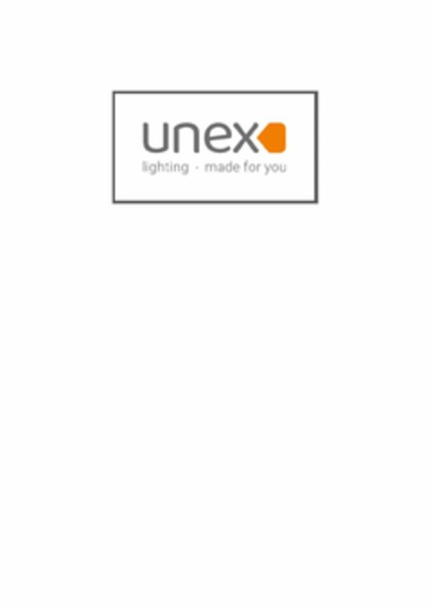 unex lighting made for you Logo (DPMA, 03.03.2021)