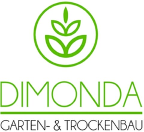 DIMONDA GARTEN- & TROCKENBAU Logo (DPMA, 15.06.2022)