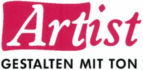 Artist GESTALTEN MIT TON Logo (DPMA, 15.05.2003)