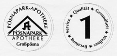 PÖSNAPARK APOTHEKE Großpösna Logo (DPMA, 12/07/2004)