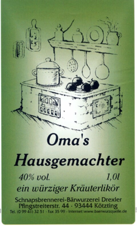 Oma`s Hausgemachter Logo (DPMA, 16.03.2005)