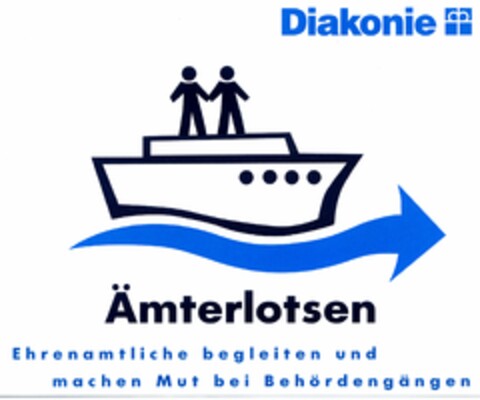 Diakonie Ämterlotsen Ehrenamtliche begleiten und machen Mut bei Behördengängen Logo (DPMA, 09/30/2005)