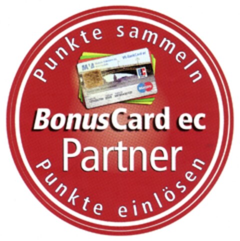 Punkte sammeln BonusCard ec Partner Punkte einlösen Logo (DPMA, 02.12.2005)