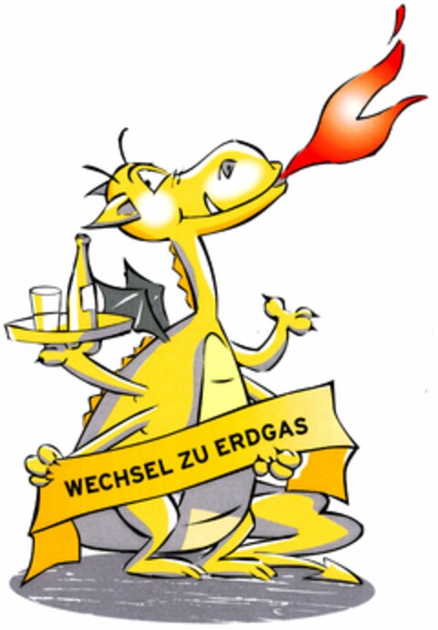 WECHSEL ZU ERDGAS Logo (DPMA, 03/16/2006)