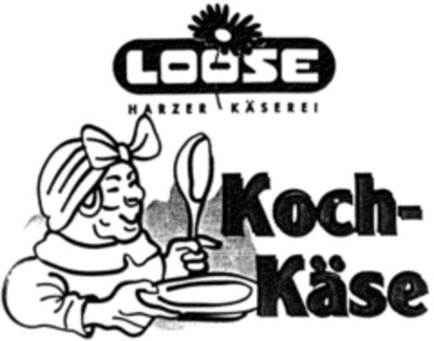 LOOSE Harzer Käserei Kochkäse Logo (DPMA, 28.06.1995)