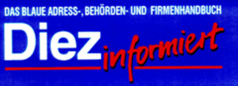 DAS BLAUE - Diez informiert Logo (DPMA, 16.11.1995)