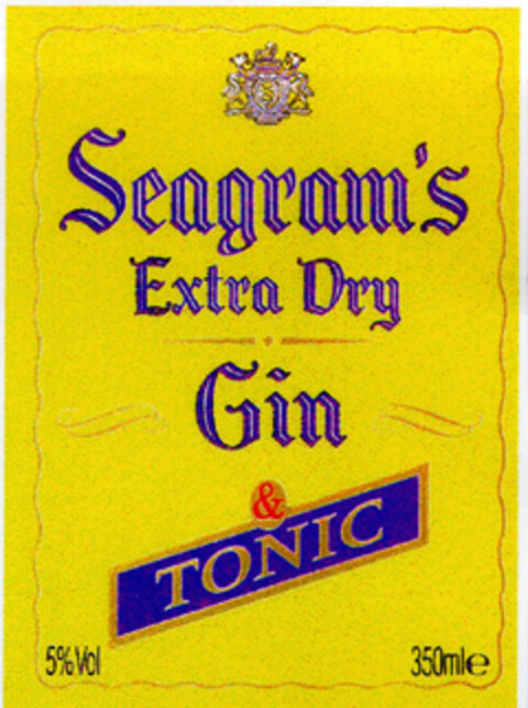 Seagram's Extra Dry Gin & TONIC Logo (DPMA, 06/29/1996)