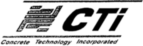 CTi Concrete Technology Incorporated Logo (DPMA, 10/30/1998)