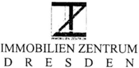 IMMOBILIEN ZENTRUM DRESDEN Logo (DPMA, 05.08.1999)