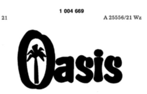 Oasis Logo (DPMA, 20.12.1973)