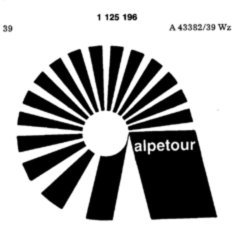 alpetour Logo (DPMA, 09/01/1987)