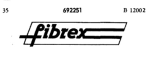 fibrex Logo (DPMA, 20.04.1955)