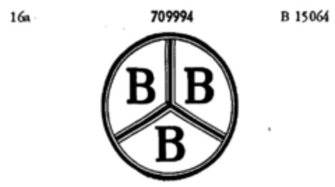 BBB Logo (DPMA, 21.12.1956)