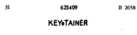 KEY TAINER Logo (DPMA, 02.12.1950)