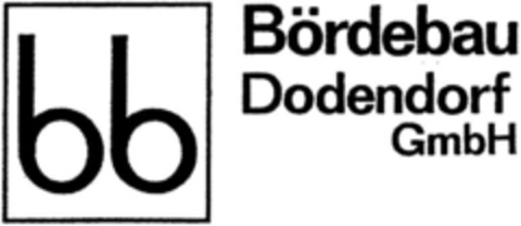 Bördebau Dodendorf GmbH Logo (DPMA, 29.11.1990)