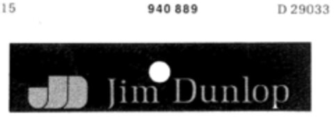 Jim Dunlop JD Logo (DPMA, 30.10.1974)