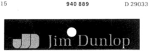 Jim Dunlop JD Logo (DPMA, 10/30/1974)