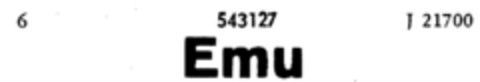 Emu Logo (DPMA, 18.12.1939)