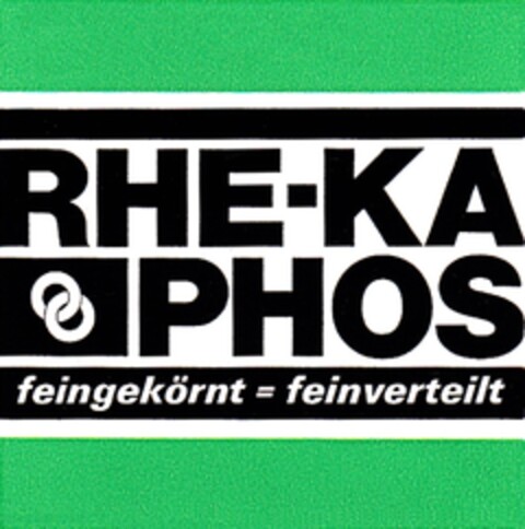 RHE-KA PHOS feingekörnt=feinverteilt Logo (DPMA, 28.07.1969)