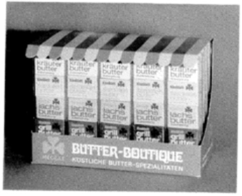 MEGGLE BUTTER-BOUTIQUE Logo (DPMA, 10/08/1974)