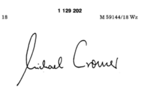 Michael Cromer Logo (DPMA, 30.08.1986)