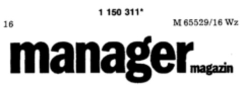 manager magazin Logo (DPMA, 03.08.1989)
